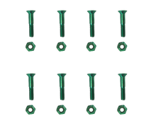 7/8" ANODIZED GREEN HARDWARE